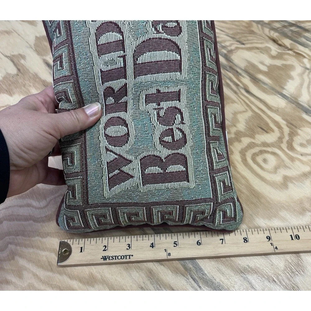 Woodworkers and Weavers Tapestry Pillow World's Best Dad USA Made